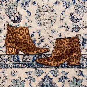 Leopard Print Booties